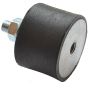 Rubber Vibration Mount Male/Female 50x35mm M10 Thread