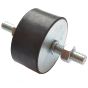 Rubber Mount Male/Male 71.5x32.5mm M12 Thread
