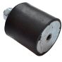 Rubber Mount Male/Female 50x50mm M10 Thread