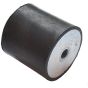 Rubber Mount Female/Female 50x50mm M10 Thread