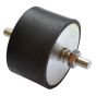 Rubber Mount Male/Male 60x35mm M8 Thread