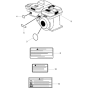 Labels Assy for Wacker VP1135A-5100029066 (Honda) Rev.100 Plate Compactors.


