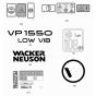 Wacker VP1550R Decals