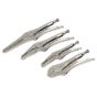 Locking Pliers Set 4pc - Hose Clamp & Pinch Off Sealey Part No. VS0310