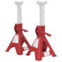 Axle Stands (Pair) 2tonne Capacity per Stand Ratchet Type Sealey Part No. VS2002