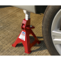 Axle Stands (Pair) 3tonne Capacity per Stand Ratchet Type Sealey Part No. VS2003