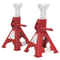 Axle Stands (Pair) 3tonne Capacity per Stand Ratchet Type Sealey Part No. VS2003