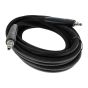 10m 1w 1/4 Black V-Tuf Hose - K5 'KARCHER Style' Ends & Cuffs - V-TUF Pressure Washer Parts - VTK11410K5K5YK