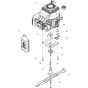 Engine-1 Assembly for Husqvarna W21 K Commercial Lawn Mower