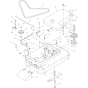 32" & 36" Front Deck Assembly for Husqvarna W3612A Commercial Lawn Mower