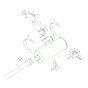 Exhaust Assembly for Wacker 3001AE