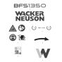 Decals for Wacker BFS 1350