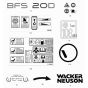 Wacker BFS 20 Decals