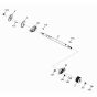 Shaft Assembly for Wacker BFSX 18