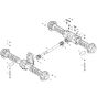 Axle Assembly for Wacker DW50-2