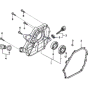 Crankcase Cover Assembly for Honda WB20XT Water Pump