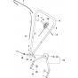 Handle Assembly for Husqvarna WB48 S Consumer Lawn Mower