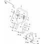 Handle Assembly for Husqvarna WB53 SE Consumer Lawn Mower