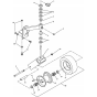 Caster Assembly for Husqvarna WG3613E Commercial Lawn Mower