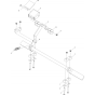 Parking Brake Assembly for Husqvarna WH4817 Commercial Lawn Mower