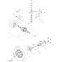 Wheels and Tires Assembly for Husqvarna WH4817 Commercial Lawn Mower