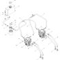 Hydraulic Pump - Motor Assembly for Husqvarna WH5219EFQ Commercial Lawn Mower