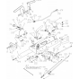 Handle and Controls Assembly for Husqvarna WHF4215ETS Commercial Lawn Mower