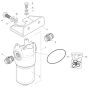 Oil Filter Assembly for Wacker 9503