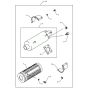 Muffler Assembly for Wacker Trowel