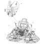 Rear Assembly for Wacker Trowel