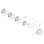 Brake Assembly for Wacker EW100-2