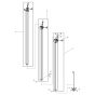 Telescopic Mast for Wacker LBS80M