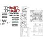 Wacker TH627 Decals