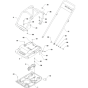 Baseplate / Console Complete Ass'y for Wacker WP1540 - 5000009327 (Rev.111) Plate Compactors