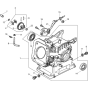 Cylinder Housing Ass'y for Wacker WP1550A-5100018323 (Honda) Rev.101 Plate Compactor