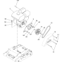 Beltguard / Clutch Ass'y for Wacker WP1550A-5000630044 (Rev.100) Plate Compactor