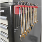 Spanner Rack Magnetic Capacity 10 Spanners Sealey Part No. WR06