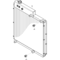 Cooler Assembly Assembly for Atlas Copco XAHS 38 Kd Compressors (from s/n APP439651 onwards)