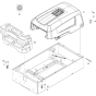 Bodywork Assembly for Atlas Copco XAHS 38 Kd Compressors (from s/n APP439651 onwards)