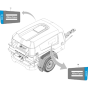 Markings-2 Assembly for Atlas Copco XAS 38 Kd Compressors (from s/n APP444197 onwards)