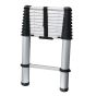 ZARGES 2.9m Telescopic Ladder - Rung by Rung Adjustment Closed Length 0.77m