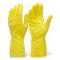 Household Medium Weight Yellow Gloves Size Medium