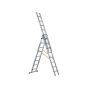 D-Rung Combination Ladder 3-Part 3 x 8 Rungs - 3-Part 3 x 14 Rungs