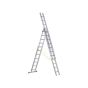 D-Rung Combination Ladder 3-Part 3 x 10 Rungs