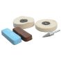 Polishing Kit - Non Ferrous Metal - Brown & Blue by Zenith Profin - PFPK5