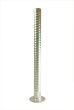 48mm Trailer Prop Stand, 600mm, Serrated Tube, 110mm Base, No Handle