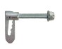 Threaded Drop Catch M12 x 75mm, 18.9mm, Zinc Plated, With Nut & Washer