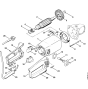 Housing, Handle, Connecting cable Assembly for Stihl E15 Electric Chainsaws