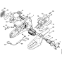 Electric motor Assembly for Stihl E20 E220 Electric Chainsaws