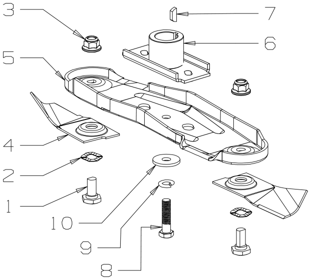Blade Assembly for Masport 625AL